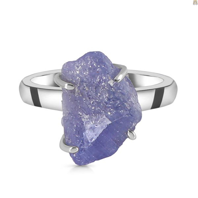 Tanzanite Rough Ring-R-Size-10 TZN-2-75