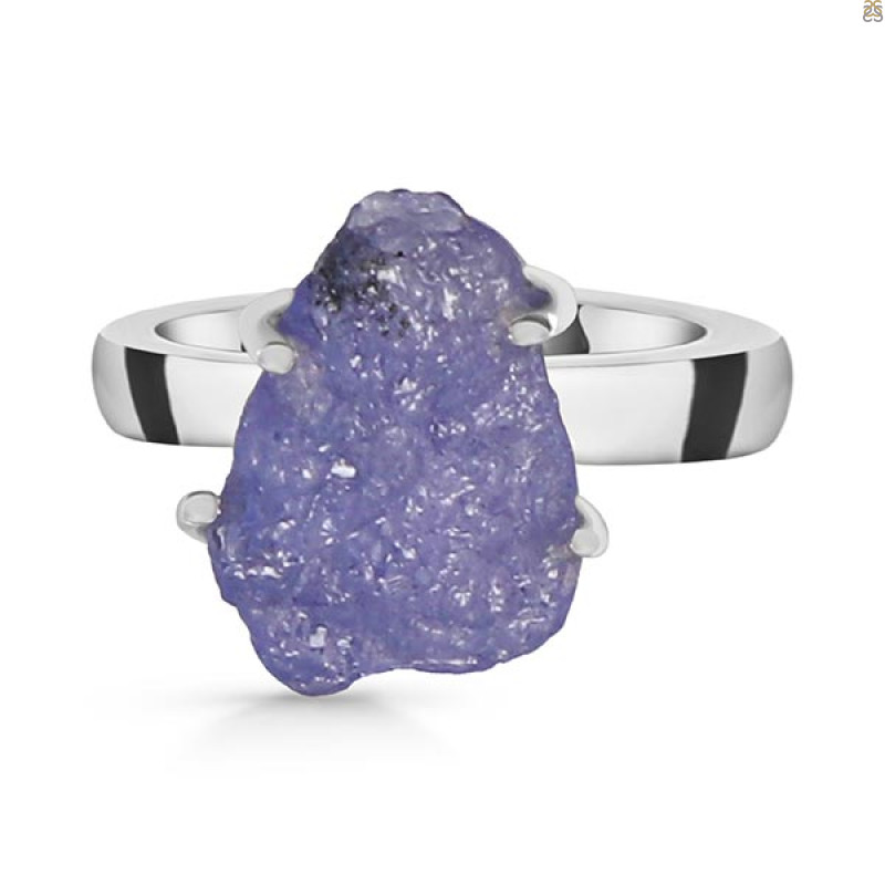 Tanzanite Rough Ring-R-Size-8 TZN-2-84