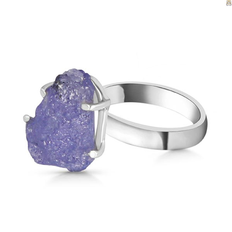Tanzanite Rough Ring-R-Size-8 TZN-2-84