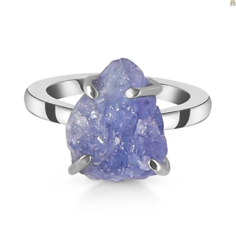 Tanzanite Rough Ring-R-Size-8 TZN-2-92