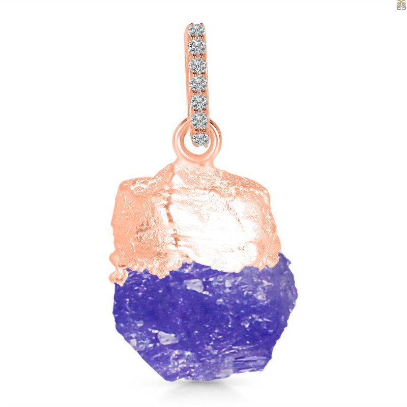Tanzanite Raw Crystal Pendant TZN-RCYP-2