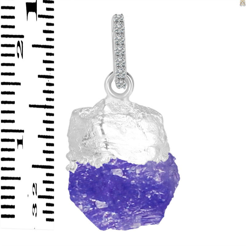 Tanzanite Raw Crystal Pendant TZN-RCYP-2
