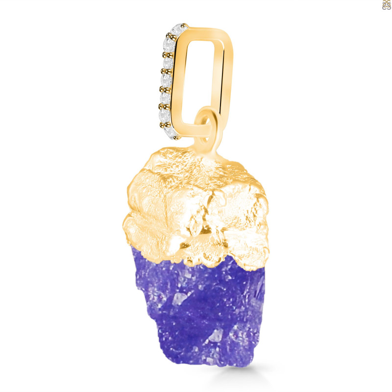 Tanzanite Raw Crystal Pendant TZN-RCYP-2
