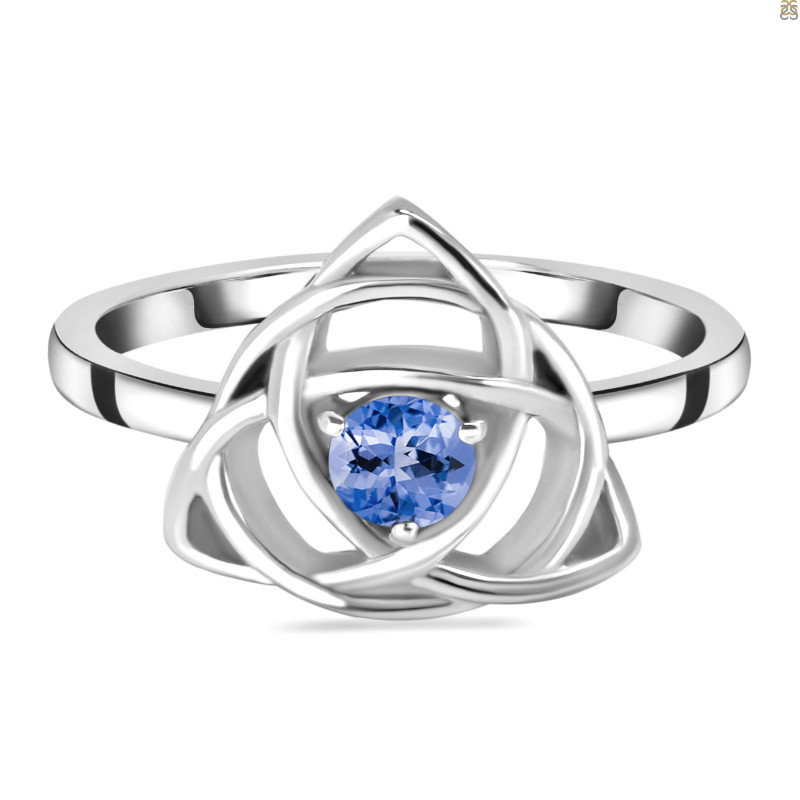 Tanzanite Triquetra Ring TZN-RDR-2142.