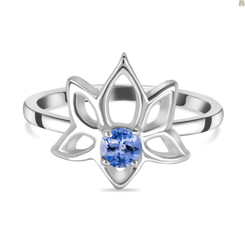Tanzanite Lotus Ring TZN-RDR-2168.