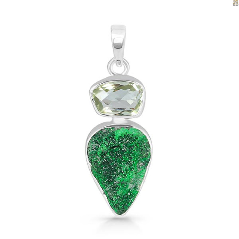 Uvarovite Pendant-2SP UVR-1-355