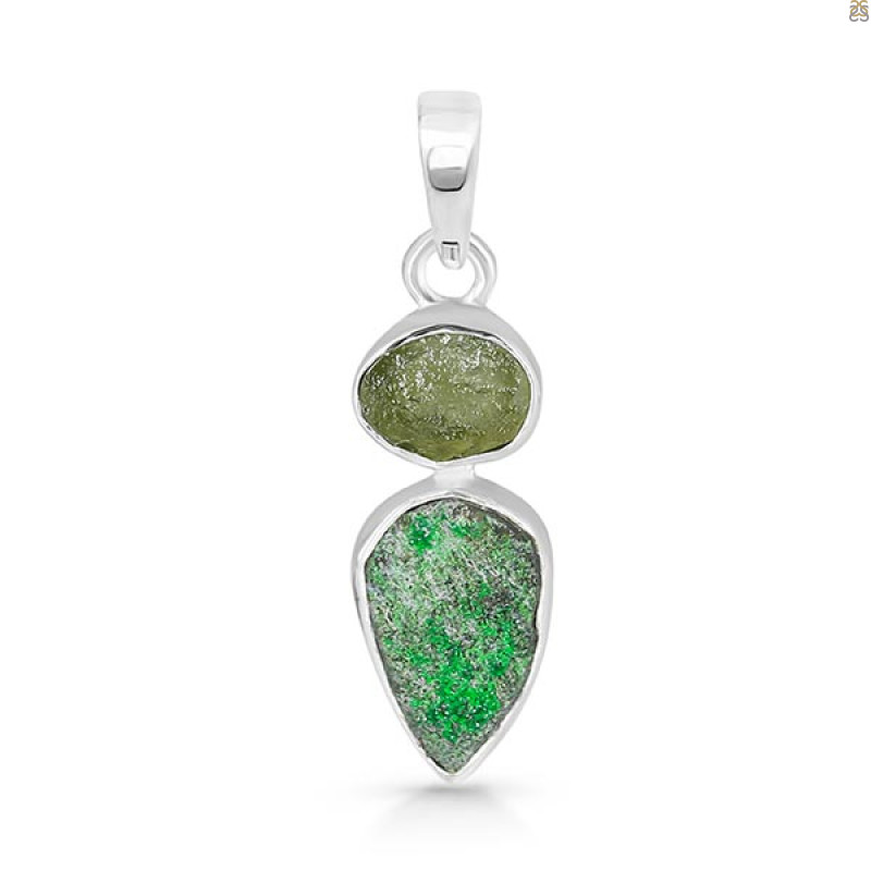 Uvarovite Pendant-2SP UVR-1-357