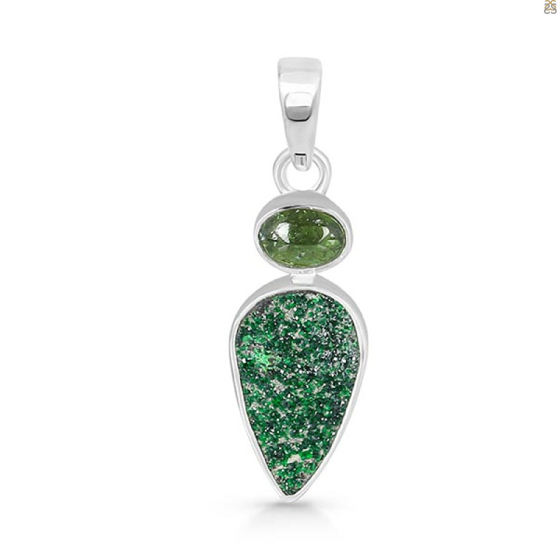 Uvarovite Pendant-2SP UVR-1-364