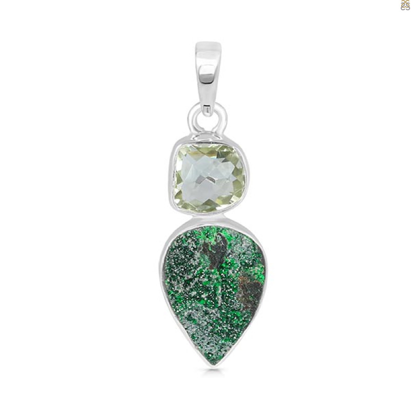 Uvarovite Pendant-2SP UVR-1-367