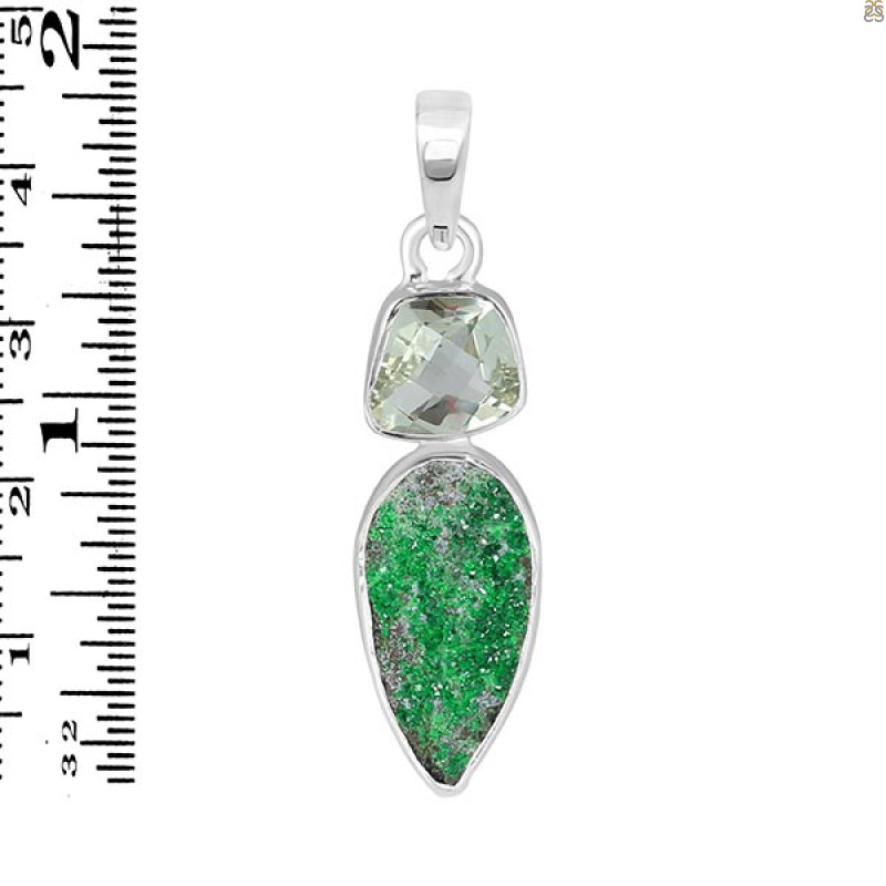 Uvarovite Pendant-2SP UVR-1-372