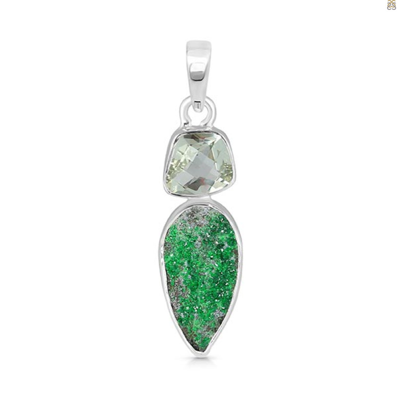 Uvarovite Pendant-2SP UVR-1-372
