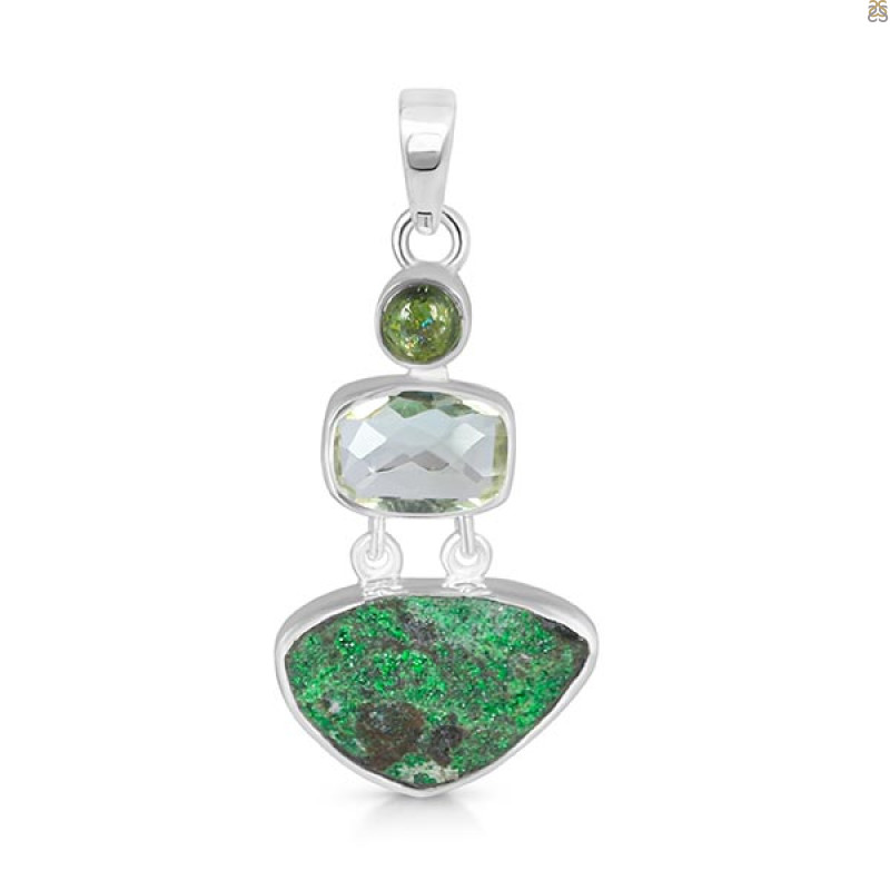 Uvarovite Pendant-2SP UVR-1-377