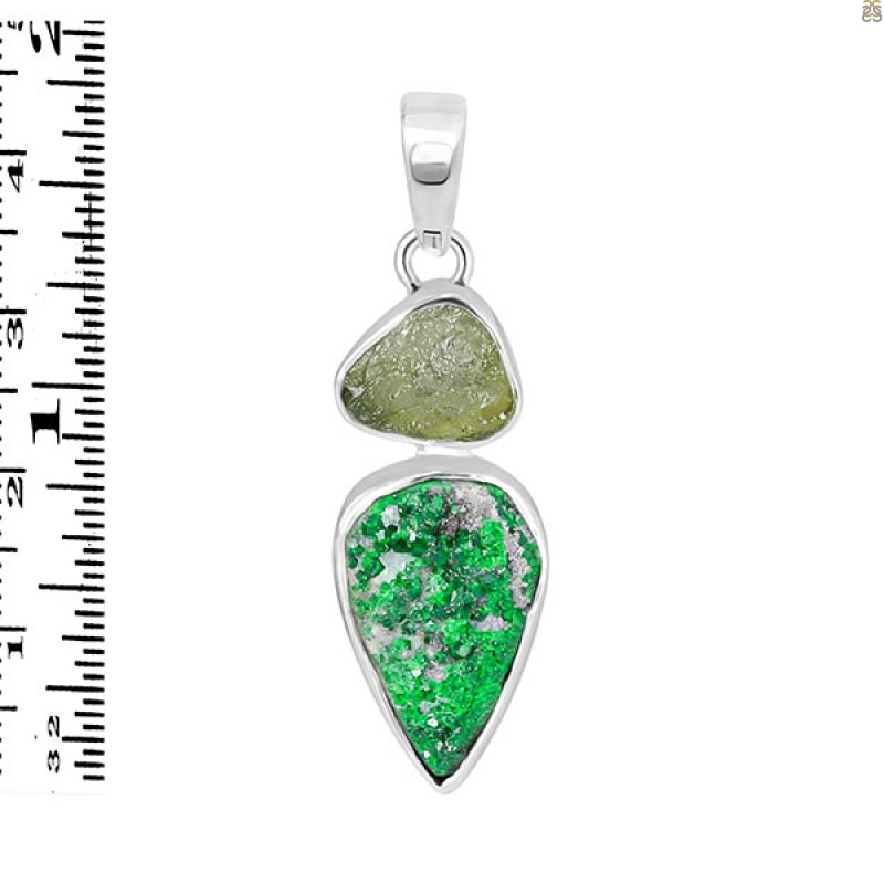Uvarovite Pendant-2SP UVR-1-384