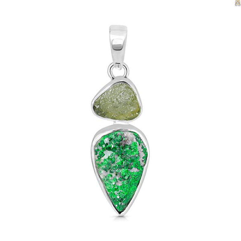 Uvarovite Pendant-2SP UVR-1-384