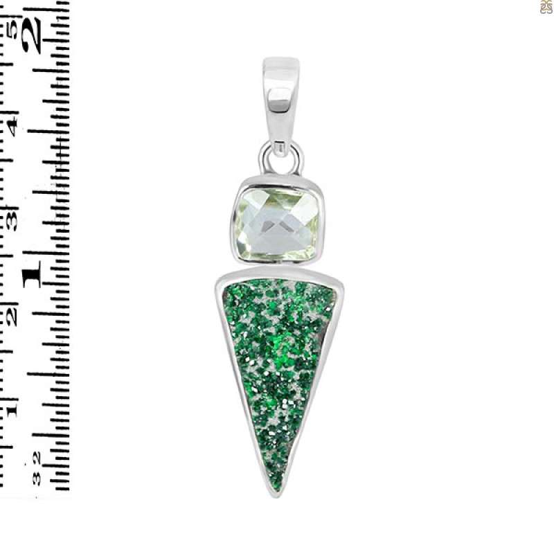 Uvarovite Pendant-2SP UVR-1-387
