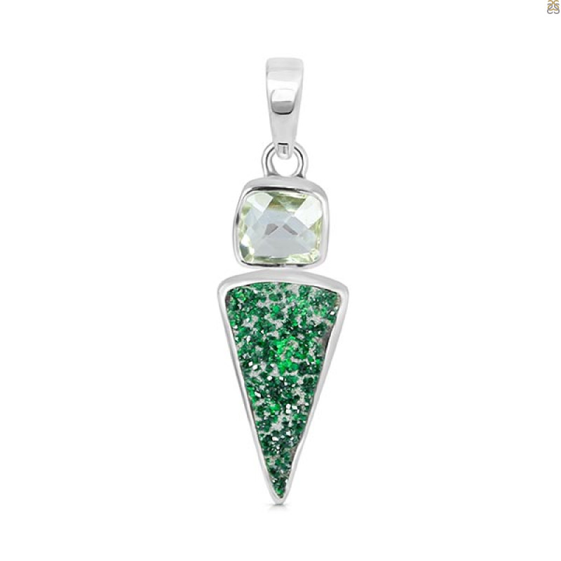 Uvarovite Pendant-2SP UVR-1-387