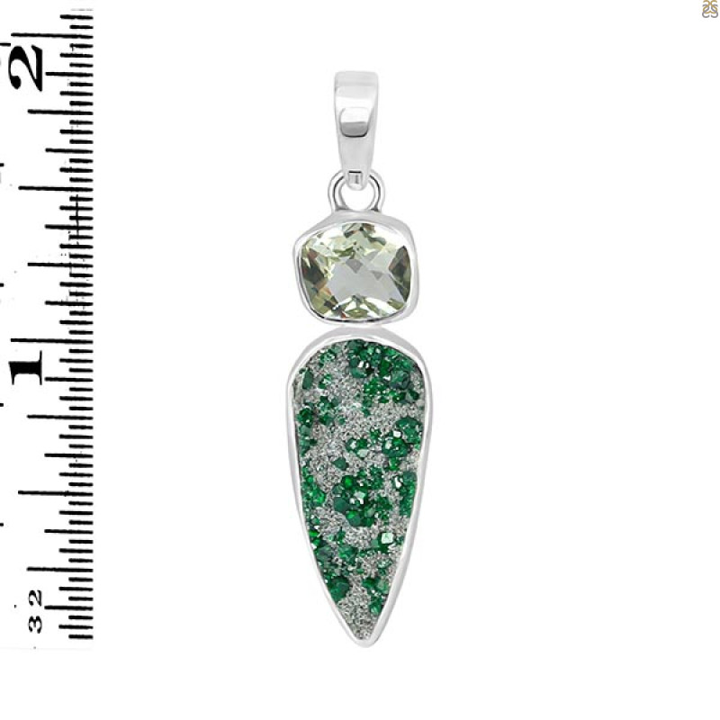 Uvarovite Pendant-2SP UVR-1-390