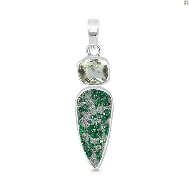 Uvarovite Pendant-2SP UVR-1-390