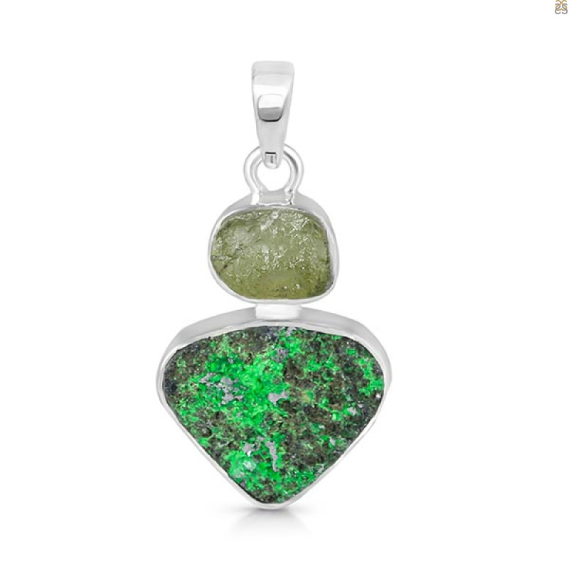 Uvarovite Pendant-2SP UVR-1-393