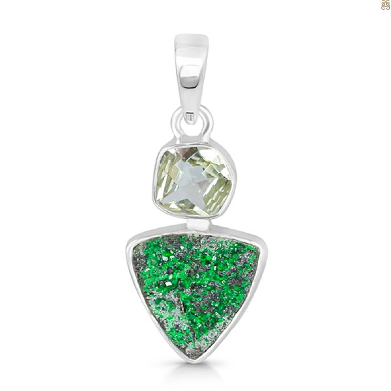 Uvarovite Pendant-2SP UVR-1-395