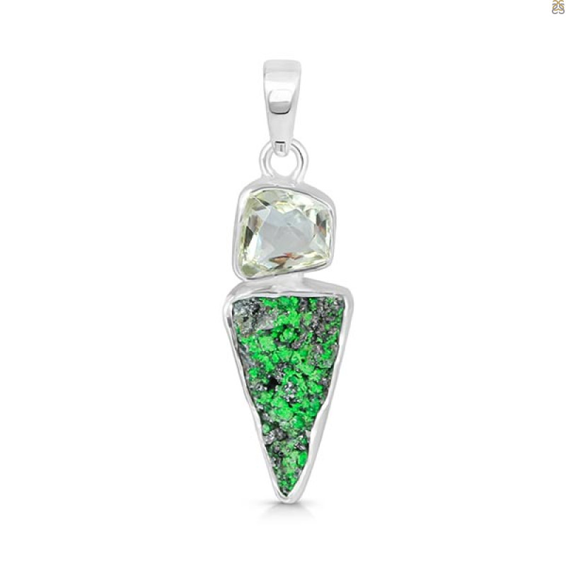 Uvarovite Pendant-2SP UVR-1-396