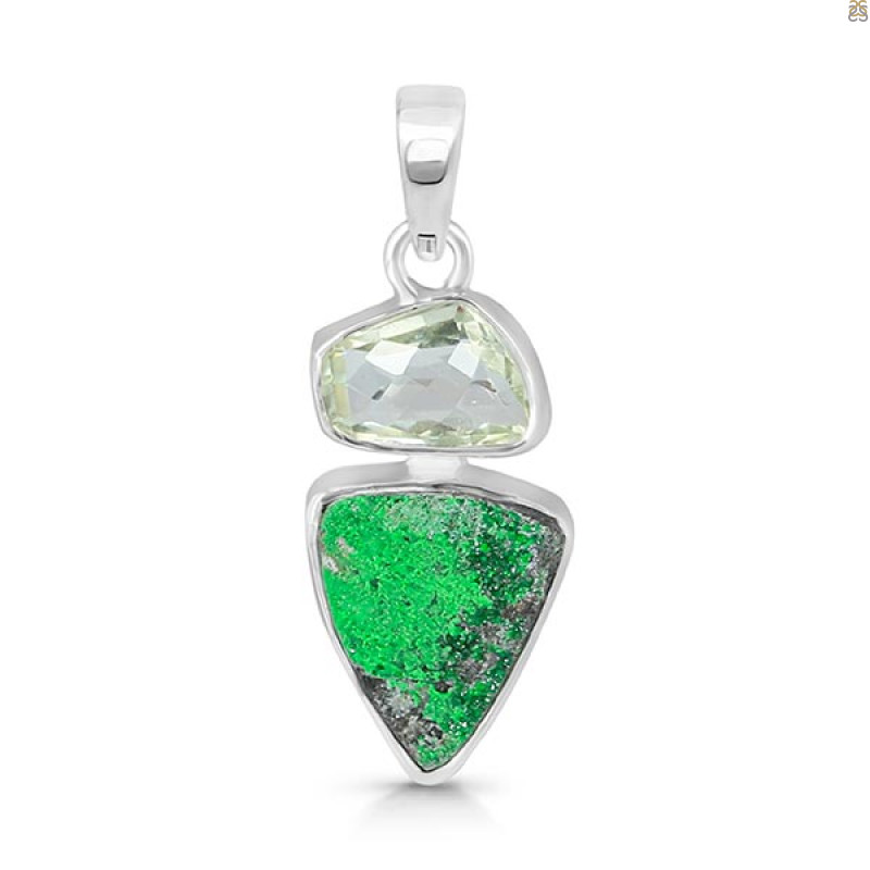 Uvarovite Pendant-2SP UVR-1-398