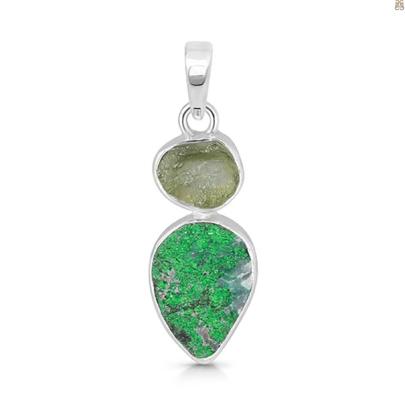 Uvarovite Pendant-2SP UVR-1-404