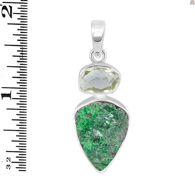 Uvarovite Pendant-2SP UVR-1-407