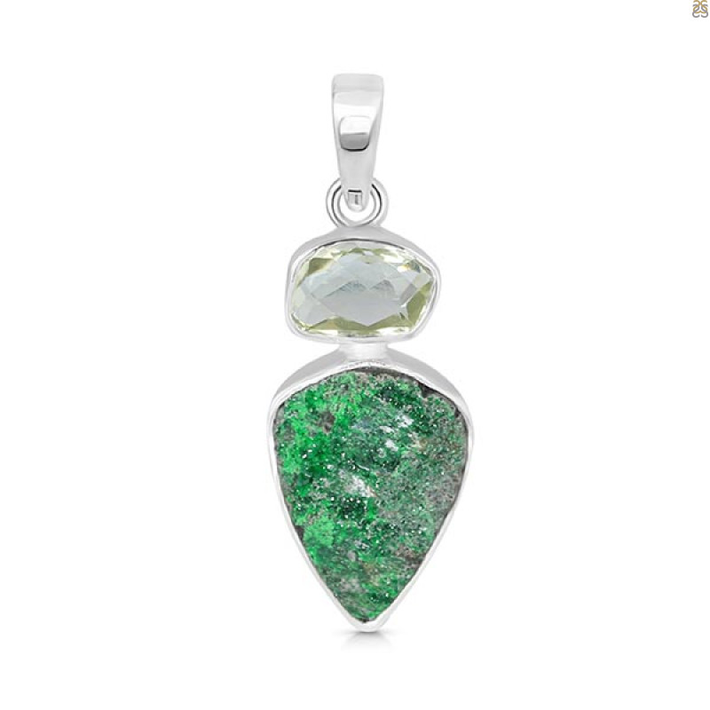 Uvarovite Pendant-2SP UVR-1-407