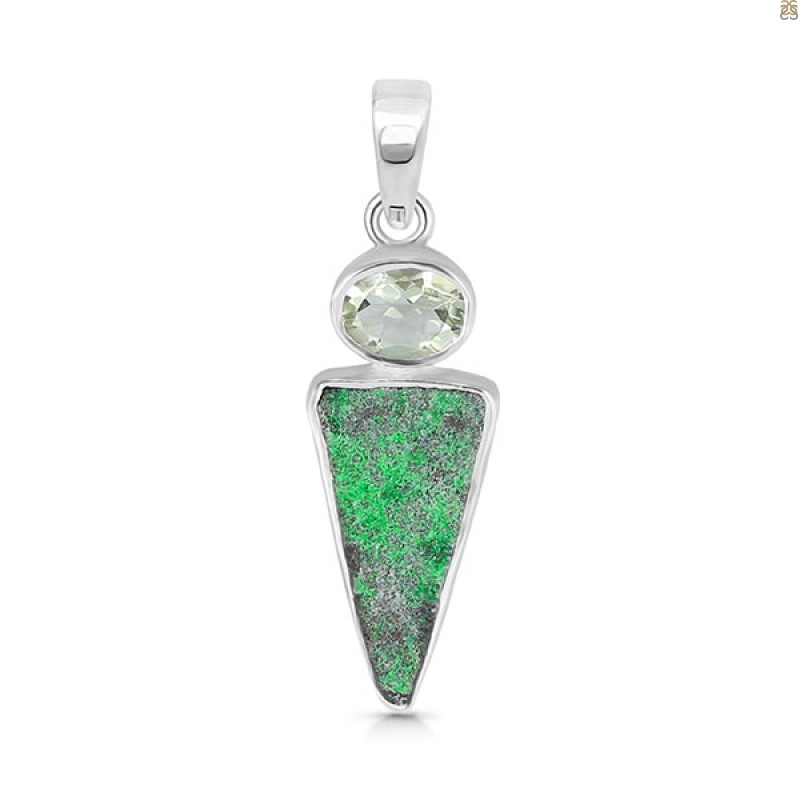 Uvarovite Pendant-2SP UVR-1-409