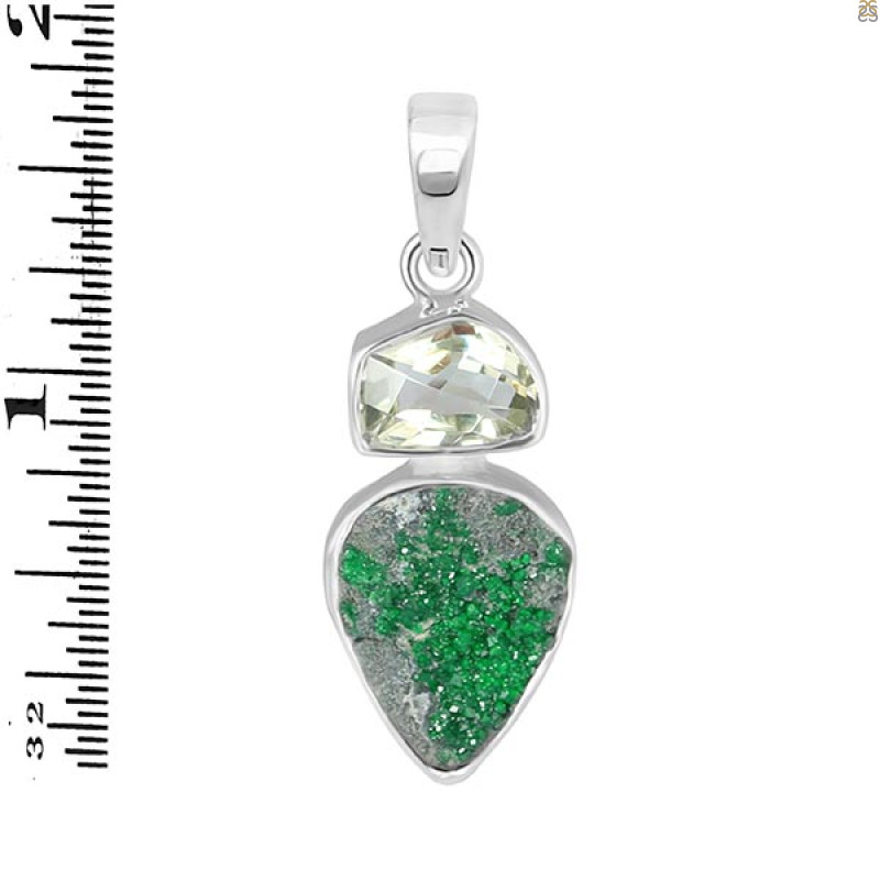 Uvarovite Pendant-2SP UVR-1-416