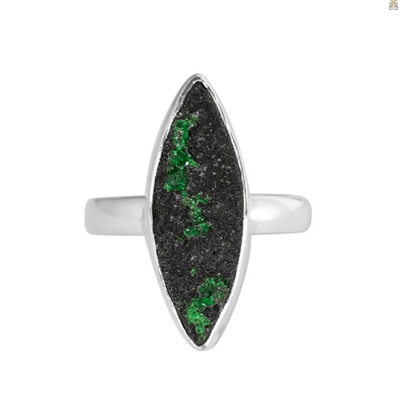 Uvarovite Ring-R-Size-7 UVR-2-10