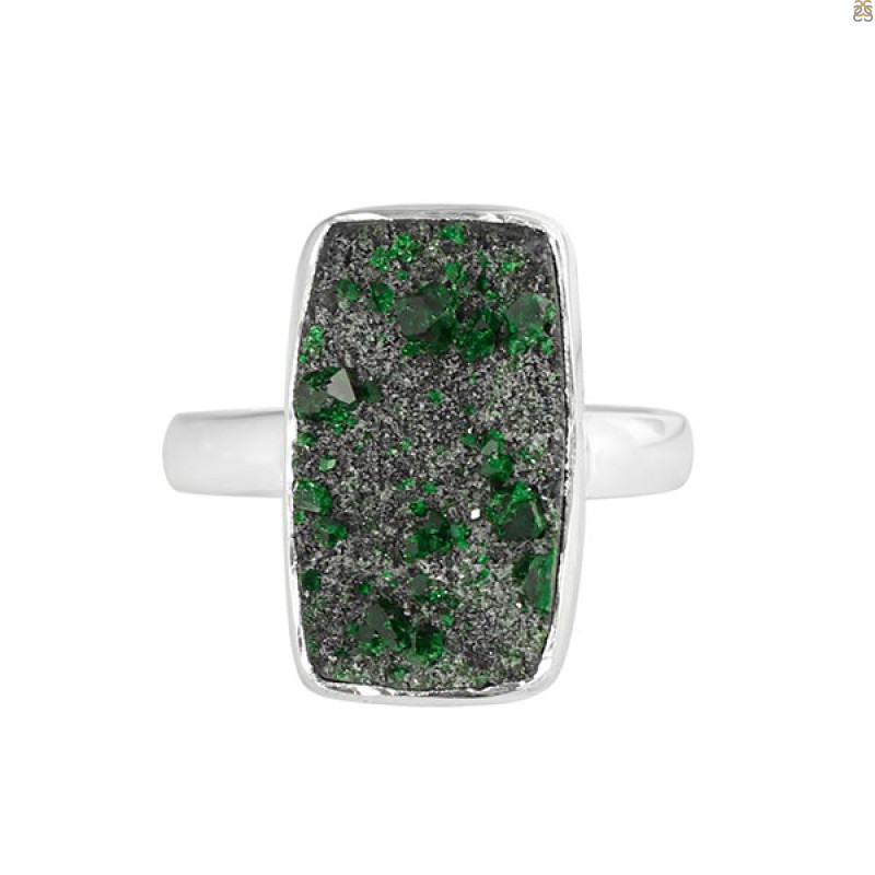 Uvarovite Ring-R-Size-8 UVR-2-107