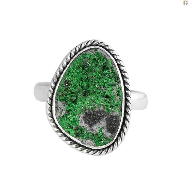 Uvarovite Ring-R-Size-7 UVR-2-114