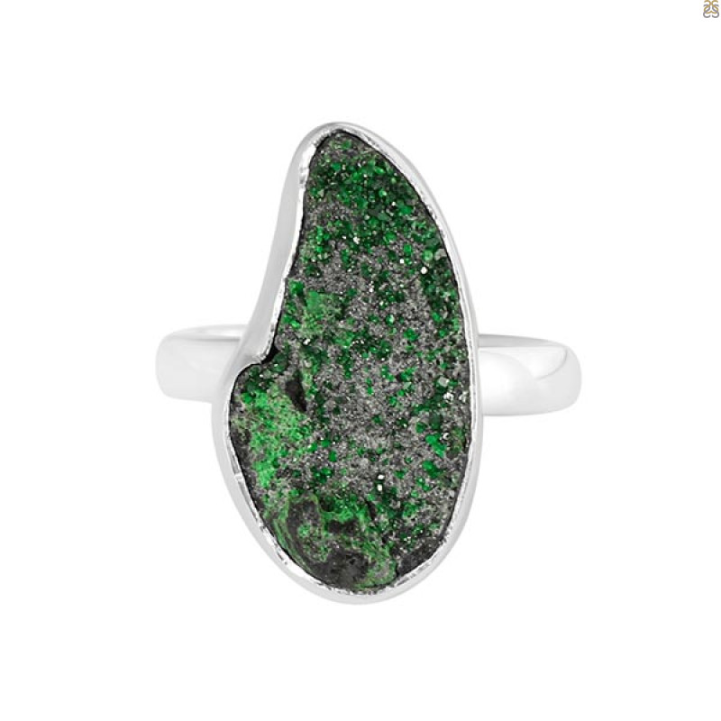 Uvarovite Ring-R-Size-7 UVR-2-118