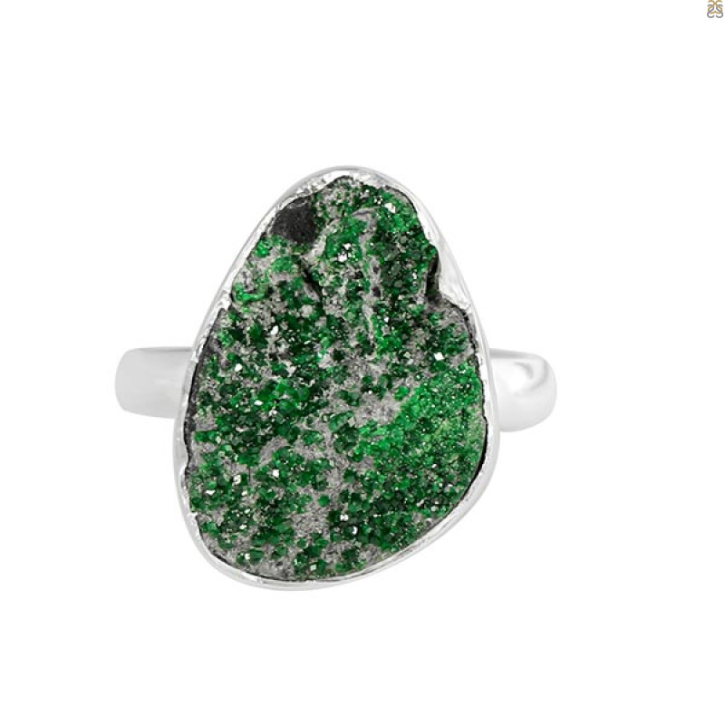 Uvarovite Ring-R-Size-8 UVR-2-119