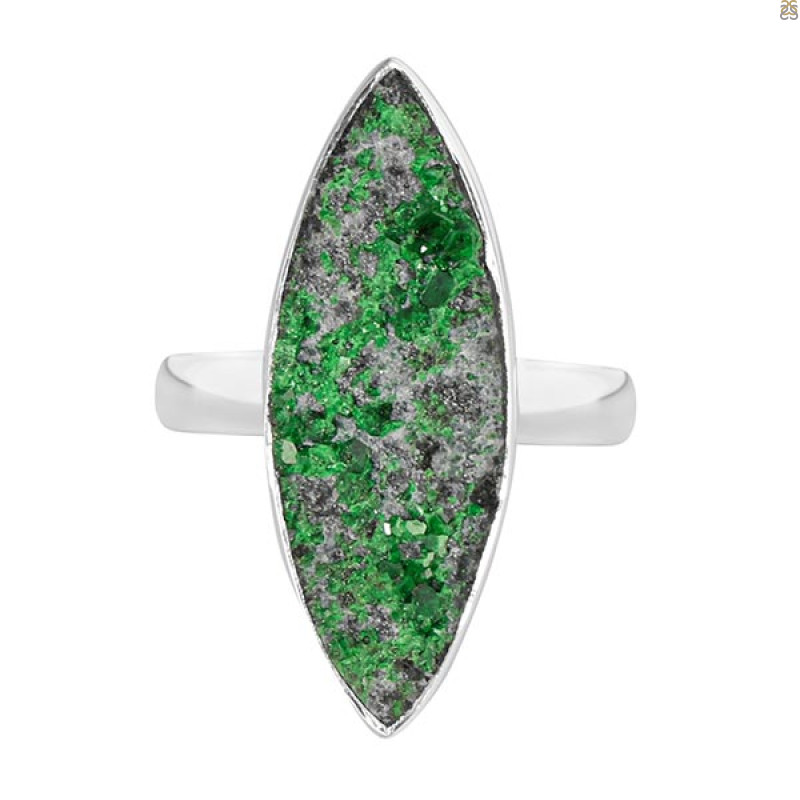 Uvarovite Ring-R-Size-7 UVR-2-123
