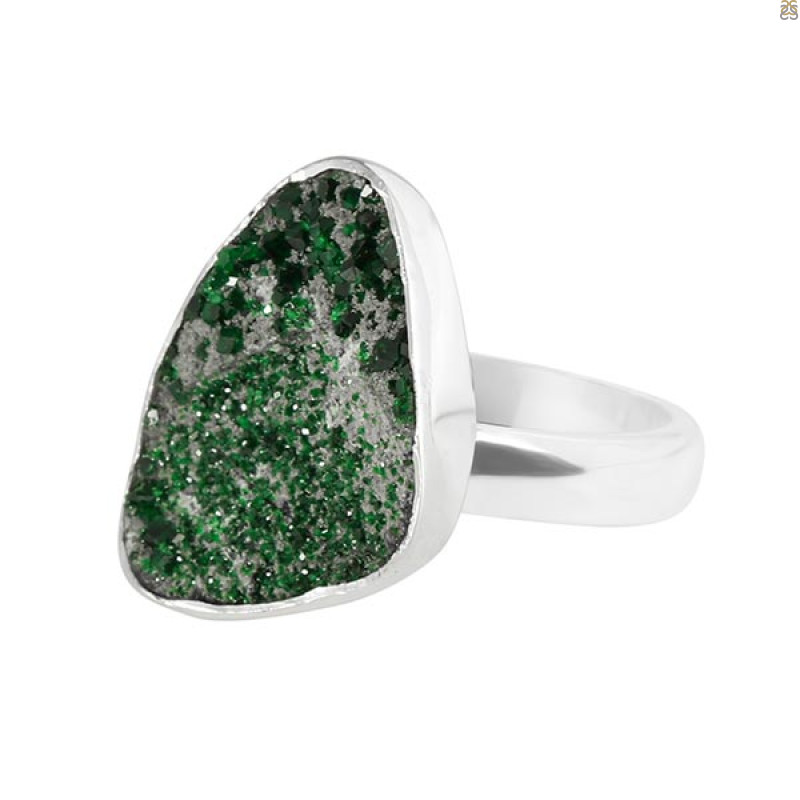 Uvarovite Ring-R-Size-8 UVR-2-124