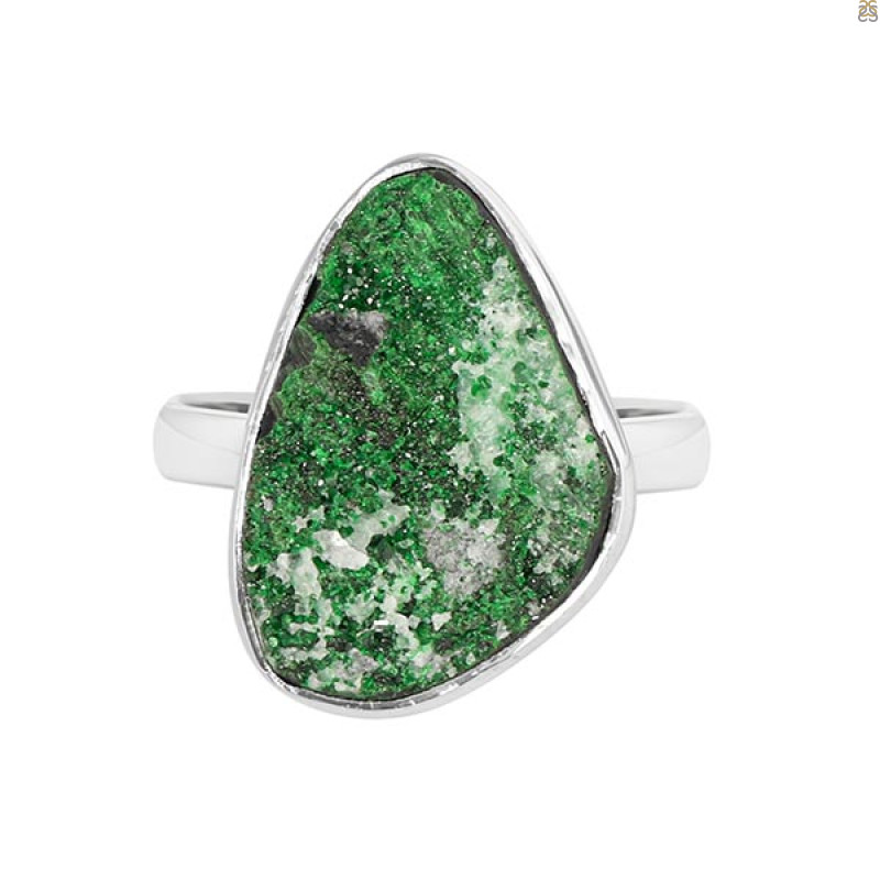 Uvarovite Ring-R-Size-8 UVR-2-127