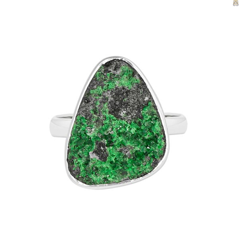 Uvarovite Ring-R-Size-6 UVR-2-134