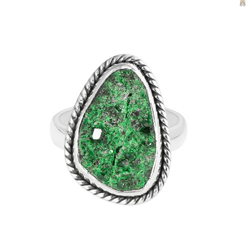 Uvarovite Ring-R-Size-6 UVR-2-147