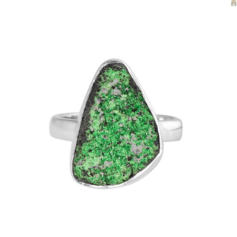 Uvarovite Ring-R-Size-8 UVR-2-167