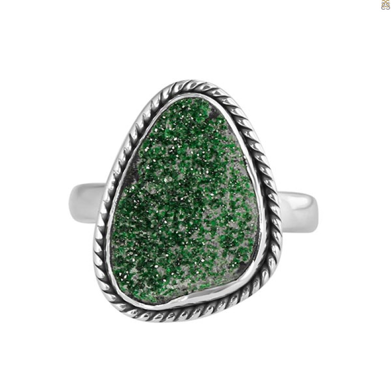 Uvarovite Ring-R-Size-8 UVR-2-188