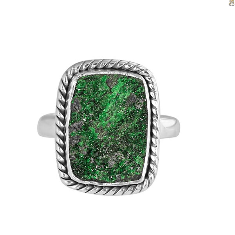 Uvarovite Ring-R-Size-8 UVR-2-193