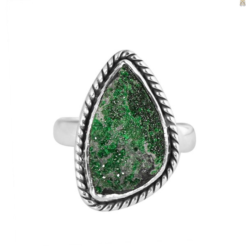 Uvarovite Ring-R-Size-7 UVR-2-220