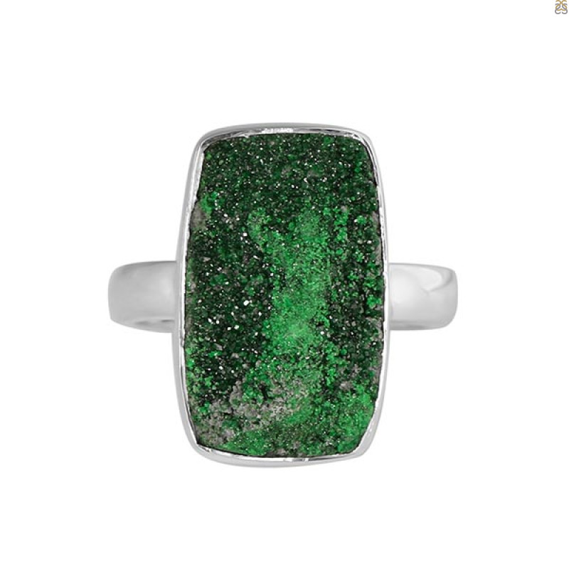 Uvarovite Ring-R-Size-7 UVR-2-23