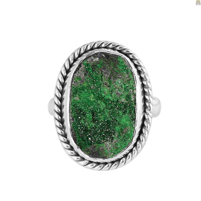 Uvarovite Ring-R-Size-6 UVR-2-230