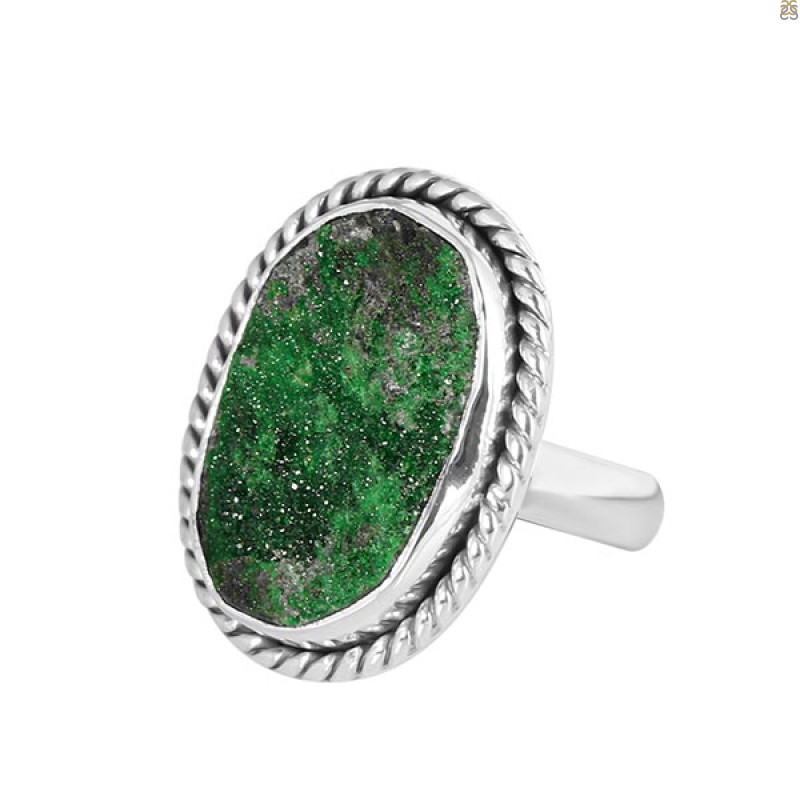 Uvarovite Ring-R-Size-6 UVR-2-230