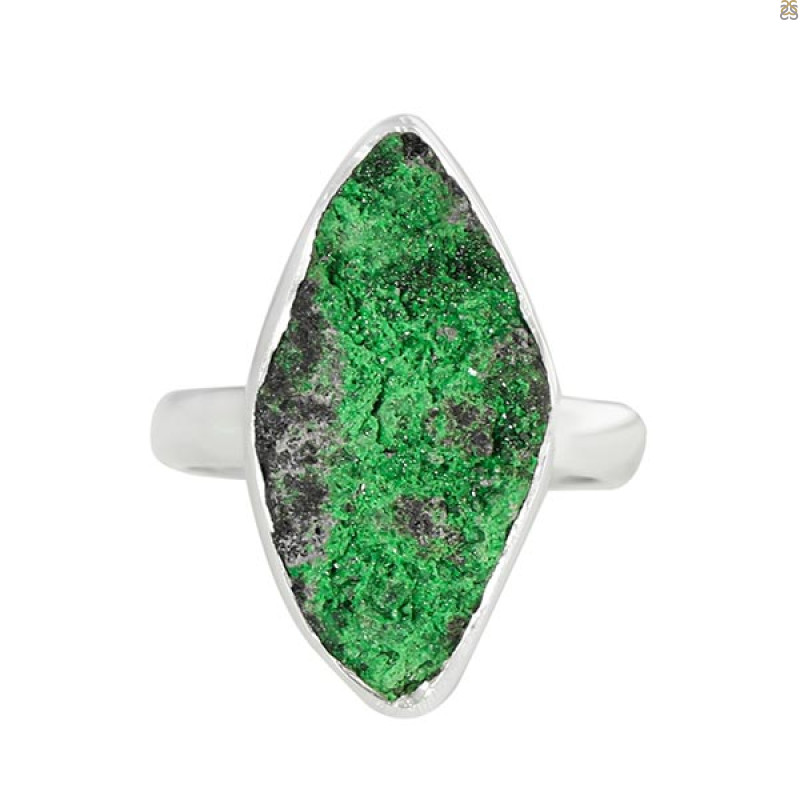 Uvarovite Ring-R-Size-8 UVR-2-234