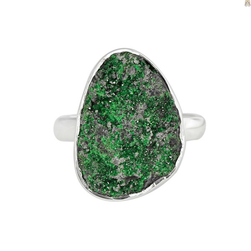 Uvarovite Ring-R-Size-8 UVR-2-237